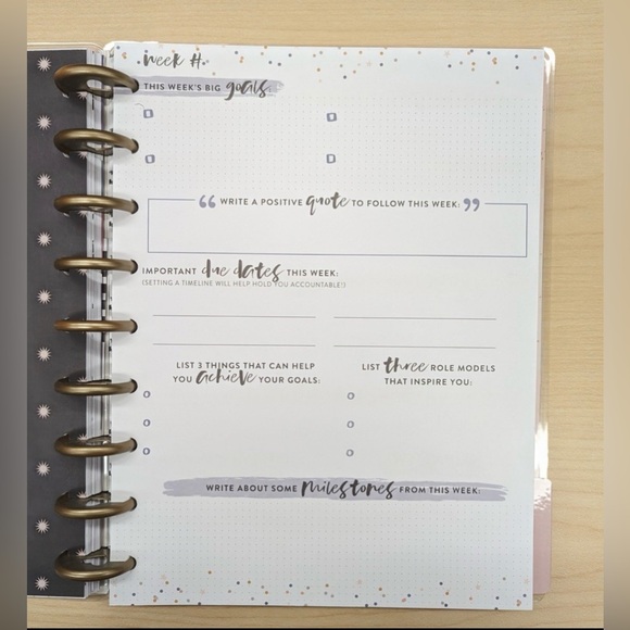 The Happy Planner “Me & My Big Ideas” Go After Your Dream Classic Journal - Picture 6 of 12